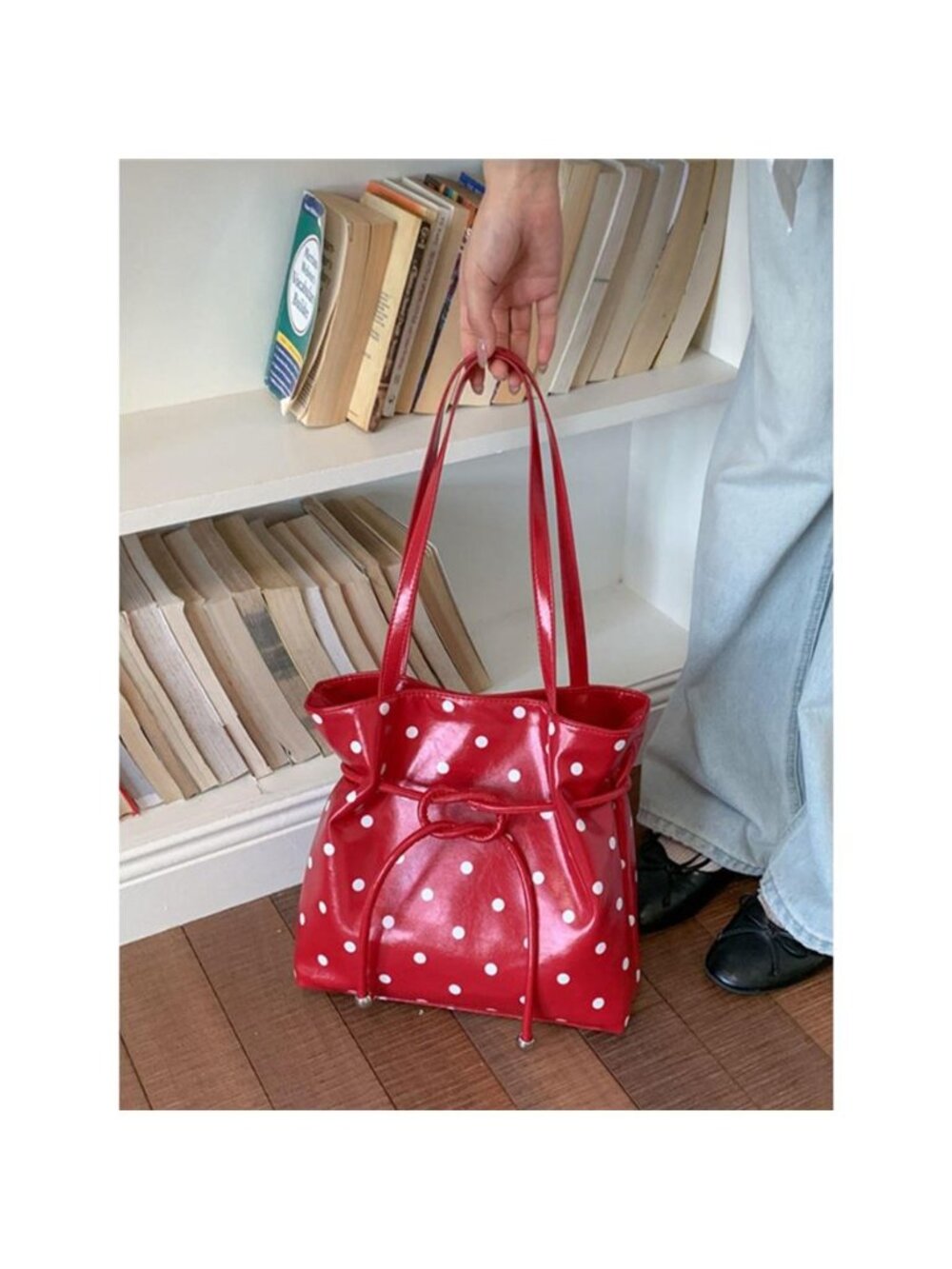 Polka Dot Shoulder Bag